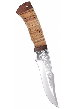 Нож Хазар  АиР береста 95х18 Средний универсальный прочный с хищным клинком