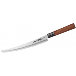 Нож кухонный Samura Okinawa слайсер танто  сталь Aus 8 палисандр 230 мм