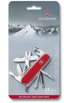 Нож перочинный Victorinox Super Tinker  сталь X55CrMo14 рукоять Cellidor® красный блистер
