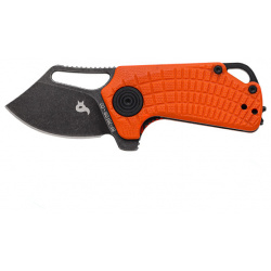 Складной нож Fox Puck  сталь D2 рукоять G10 оранжевый