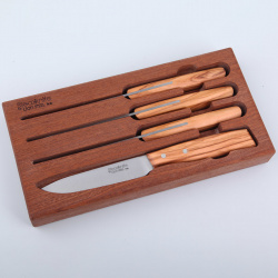Набор ножей для стейка LionSteel в деревянной коробке  9001S UL 4 шт Lion Steel