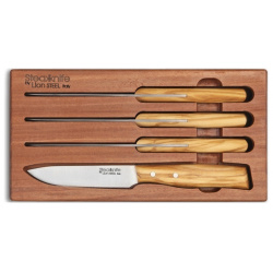 Набор ножей для стейка LionSteel в деревянной коробке  9001S UL 4 шт Lion Steel