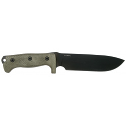 Нож с фиксированным клинком LionSteel M7B CVG  сталь Sleipner рукоять Green canvas micarta Lion Steel