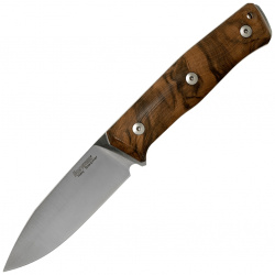 Нож с фиксированным клинком LionSteel B35  сталь Sleipner рукоять ореховое дерево Lion Steel