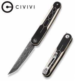 Складной нож Civivi KwaiQ  сталь Damascus рукоять G10