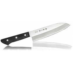 Кухонный нож Сантоку Western Knife Tojiro  сталь VG 10 рукоять древесина