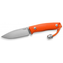 Нож с фиксированным клинком LionSteel M1 GOR  сталь M390 рукоять G10 оранжевый Lion Steel