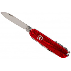Нож перочинный Victorinox Climber  сталь X55CrMo14 рукоять Cellidor® полупрозрачный красный