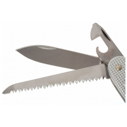 Нож перочинный Victorinox Farmer  сталь X55CrMo14 рукоять алюминиевый сплав Alox серый