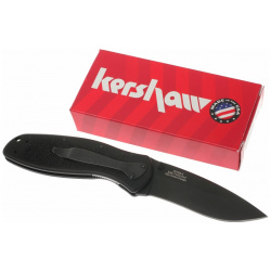 Складной нож Kershaw 1670BLK Blur Black  сталь Sandvik 14C28N рукоять анодированный алюминий