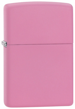 Зажигалка ZIPPO Classic с покрытием Pink Matte  латунь/сталь розовая матовая 36x12x56 мм