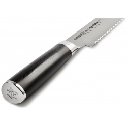 Нож кухонный Samura Mo V для хлеба  SM 0055 сталь AUS 8 рукоять G10 230 мм