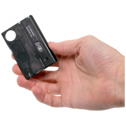 Швейцарская карта Victorinox SwissCard Lite  сталь X50CrMoV15 рукоять ABS Пластик черный