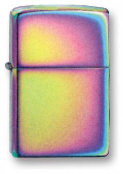 Зажигалка ZIPPO Classic с покрытием Spectrum™  латунь/сталь разноцветная глянцевая 36x12x56 мм
