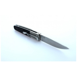 Нож полуавтоматический GANZO G7211 ЧЕРНЫЙ (F7211 BK) 