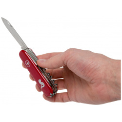 Нож перочинный Victorinox Angler  сталь X55CrMo14 рукоять Cellidor® красный
