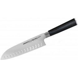 Нож кухонный Samura Mo V Сантоку  SM 0094 сталь AUS 8 рукоять G10 180 мм