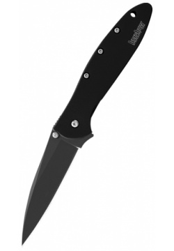 Полуавтоматический складной нож Kershaw Leek 1660CKT  сталь Sandvik™ 14C28N рукоять нержавеющая 410 чёрный