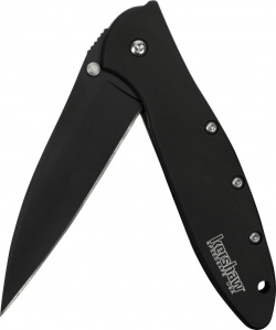 Полуавтоматический складной нож Kershaw Leek 1660CKT  сталь Sandvik™ 14C28N рукоять нержавеющая 410 чёрный