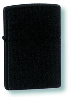 Зажигалка ZIPPO Classic с покрытием Black Matte  латунь/сталь матовая