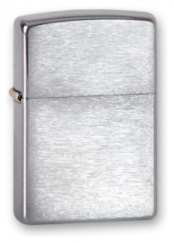 Зажигалка ZIPPO Classic с покрытием Brushed Chrome  латунь/сталь серебро матовая 36x12x56 мм