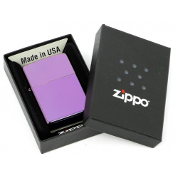 Зажигалка ZIPPO Abyss Classic  латунь с покрытием фиолетовый глянцевая 36х12x56 мм