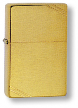 Зажигалка ZIPPO 1937 Vintage™ с покрытием Brushed Brass  латунь/сталь золотистая 36x12x56 мм