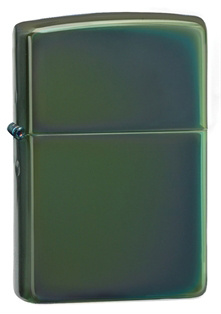 Зажигалка ZIPPO Classic  латунь с покрытием Chameleon™ серебристый глянцевая 36х12x56 мм