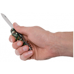 Нож перочинный Victorinox Huntsman  сталь X55CrMo14 рукоять Cellidor® камуфляж