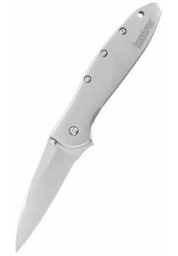Складной нож Leek  Kershaw 1660 сталь Sandvik™ 14C28N рукоять нержавеющая 410 Stainless Steel