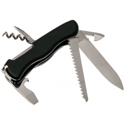 Нож перочинный Victorinox Forester  сталь X50CrMoV15 рукоять нейлон черный