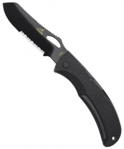 Складной нож Gerber E Z Out Black  сталь CPM S30V рукоять термопластик GRN