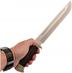 Нож Цезарь  кованая сталь Х12МФ рукоять венге Кузница Семина