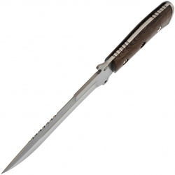 Нож для выживания Смерч  сталь 65х13 рукоять венге Кузница Семина