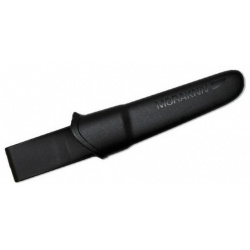 Нож с фиксированным лезвием Morakniv Companion Black  сталь Sandvik 12C27 рукоять пластик/резина Mora