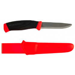 Нож с фиксированным лезвием Morakniv Companion F Rescue  сталь Sandvik 12С27 рукоять резина/пластик Mora