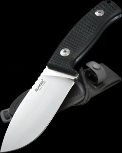 Нож с фиксированным клинком LionSteel M2 G10  сталь D2 рукоять G 10 черный Lion Steel