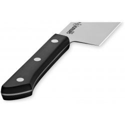 Нож кухонный овощной накири Samura "HARAKIRI" (SHR 0043B) 170 мм  сталь AUS 8 рукоять ABS пластик чёрный