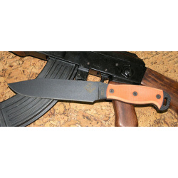 Нож с фиксированным клинком Ontario RD7  сталь 5160 рукоять G10 orange/black