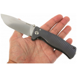 Нож складной LionSteel SR1 V (VIOLET)  сталь Sleipner Satin Finish рукоять титан по технологии SOLID® фиолетовый Lion Steel