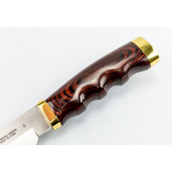 Охотничий нож Muela Bowie  сталь X50CrMoV15 рукоять Pakka Wood коричневый