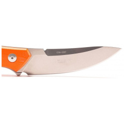 Нож с фиксированным клинком Fantoni  C U T Fixed FAN/CUTFxSwOrLBk сталь CPM S30V рукоять cтеклотекстолит G 10 оранжевый