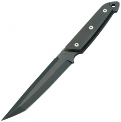 Нож с фиксированным клинком Mercury Combat TEFLON® MY\9221 22T  сталь Z50CD15 тефлон черная микарта