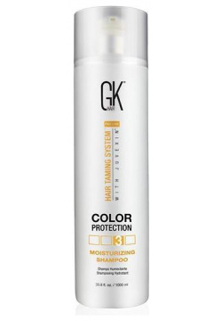 GKHAIR (GLOBAL КЕRATIN) Шампунь увлажняющий с защитой цвета волос / Moisturizing Shampoo Color Protection 1000 мл 12640 
