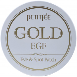 PETITFEE Патчи с коллоидным золотом и EGF для области вокруг глаз точечного использвания / Eye patch 60 шт + 30 800618 