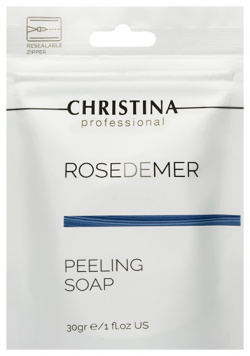 CHRISTINA Мыло пилинговое для лица / Peeling Soap Rose de Mer 30 гр CHR819 