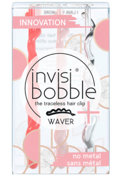 INVISIBOBBLE Заколка для волос  с подвесом / WAVER PLUS I Lava You More 3201