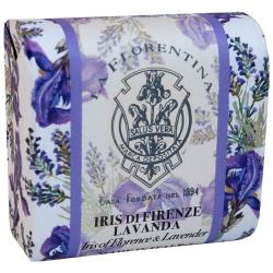 LA FLORENTINA Мыло натуральное Флорентийский Ирис и Лаванда / Iris of Florence & Lavender 106 г 70246 