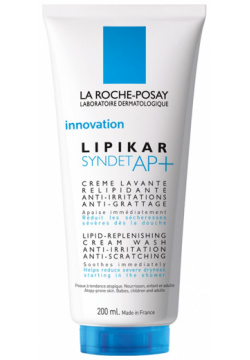 LA ROCHE POSAY Гель крем очищающий для очень сухой  раздраженной кожи лица / LIPIKAR AP+ Syndet 200 мл M9147100