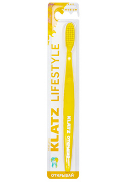 KLATZ Щетка зубная для взрослых средняя / LIFESTYLE KL L 033 Щетинки изготовлены